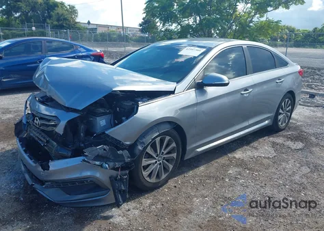 2017 Hyundai Sonata Sport z USA, uszkodzony, nr VIN 5NPE34AF6HH541057